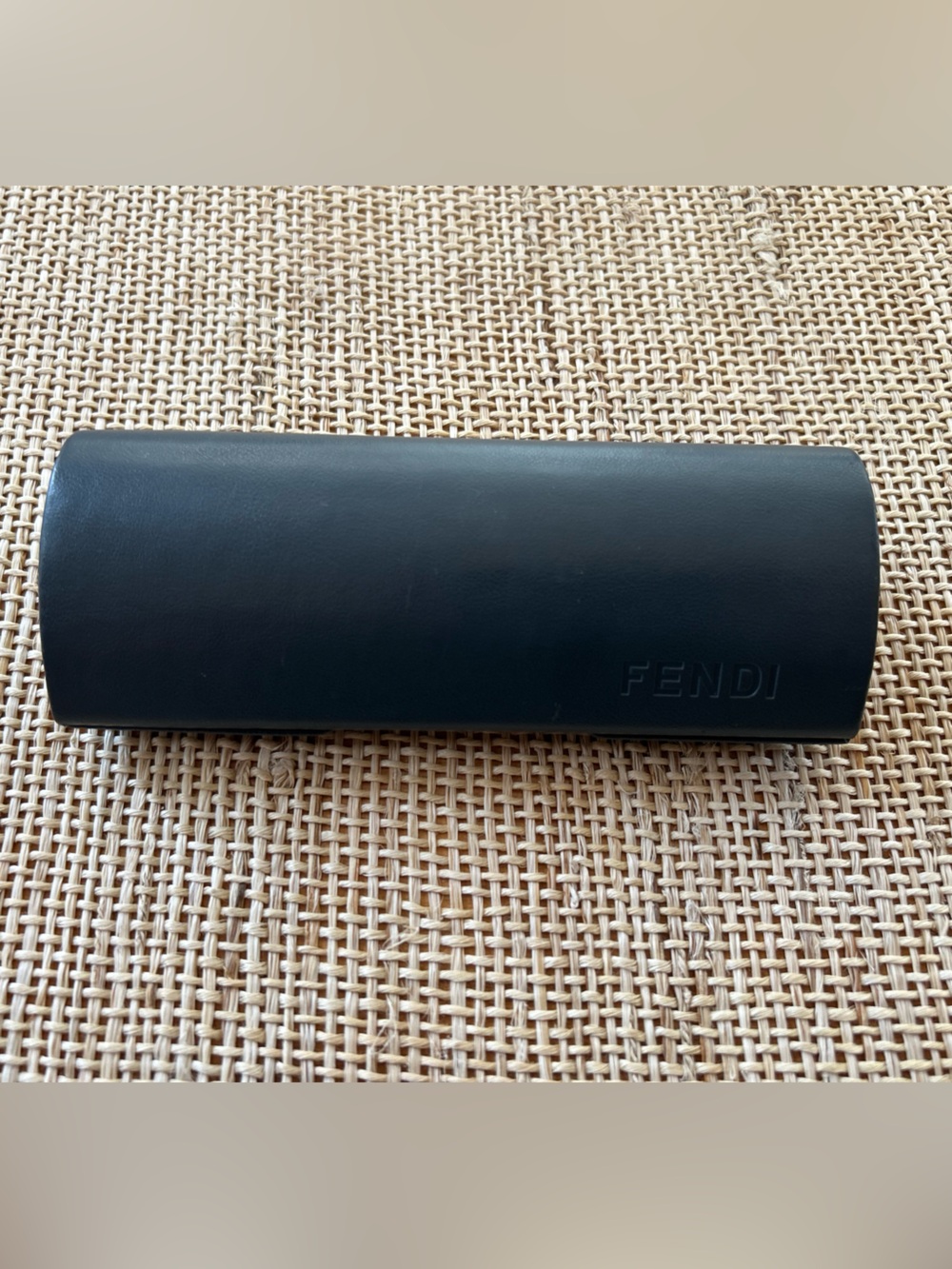 Fendi Dark Navy Slim Eyeglass/Sunglass Hard Case.